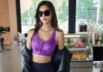 V-Design Zip-Front Sports Bra High-Support | Yoga | Gym - 24BS03 - Image 3