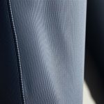 Close-up of Pima Cotton fabric and stitching on flared workout pants womens flare leggings tall, highlighting texture and quality.