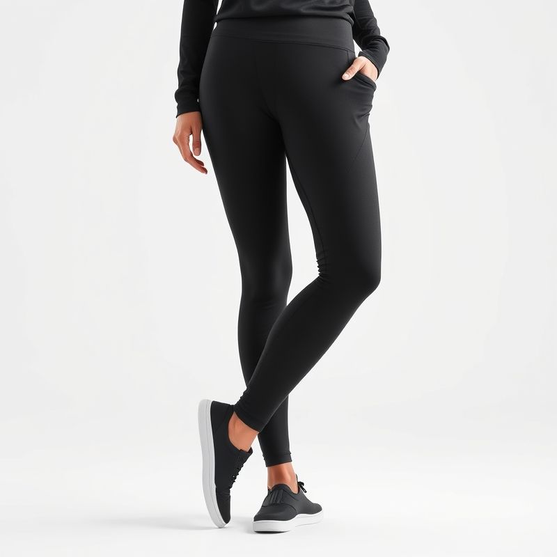 black pocket leggings