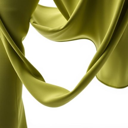 Olive Green flare active pants made with Lenzing Ecovero on a white background.