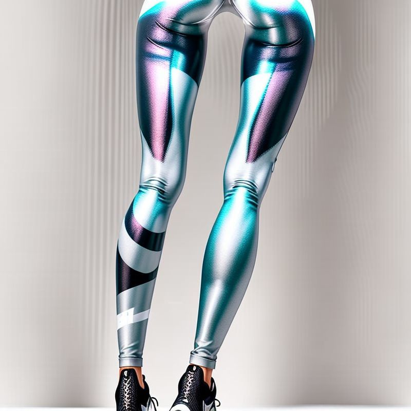 High waist bum-sculpting leggings in active pose