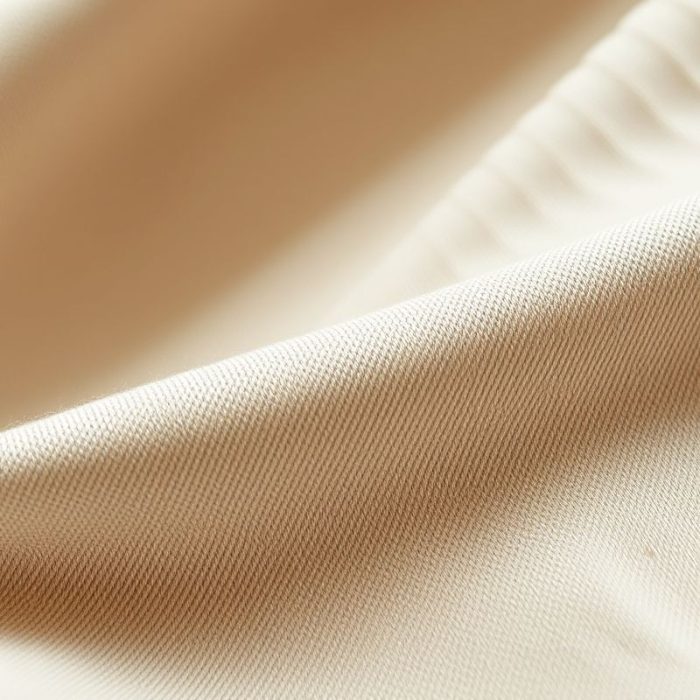 Close-up of the soft organic cotton fabric and stitching on our Australian-made leggings.