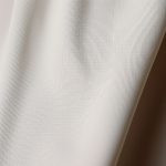 Close-up of the soft bamboo fabric and stitching on our wide leg yoga pants.
