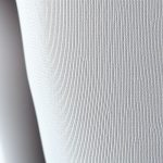 Close-up detail of the yoga crop flare leggings fabric texture and stitching.